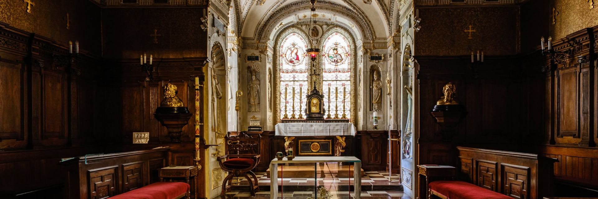 Interiér kaple svatého Jana Křtitele v Arcibiskupském paláci