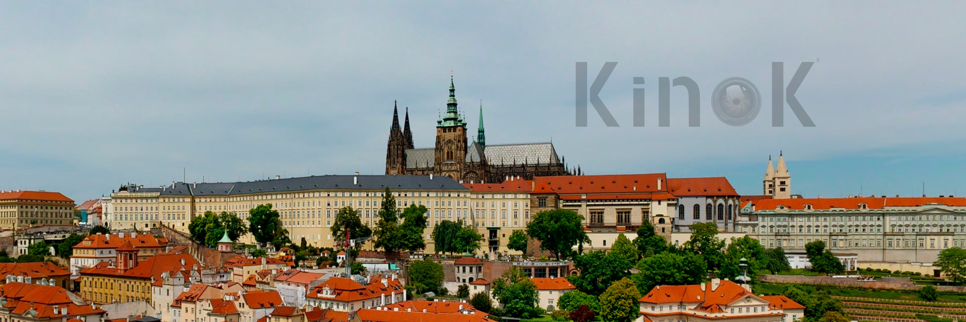 Pohledd na Pražský hrad a katedrálu savtého víta
